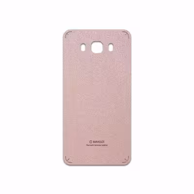 برچسب پوششی ماهوت مدل Rose Gold Leather مناسب برای گوشی موبایل سامسونگ Galaxy J7 2016
