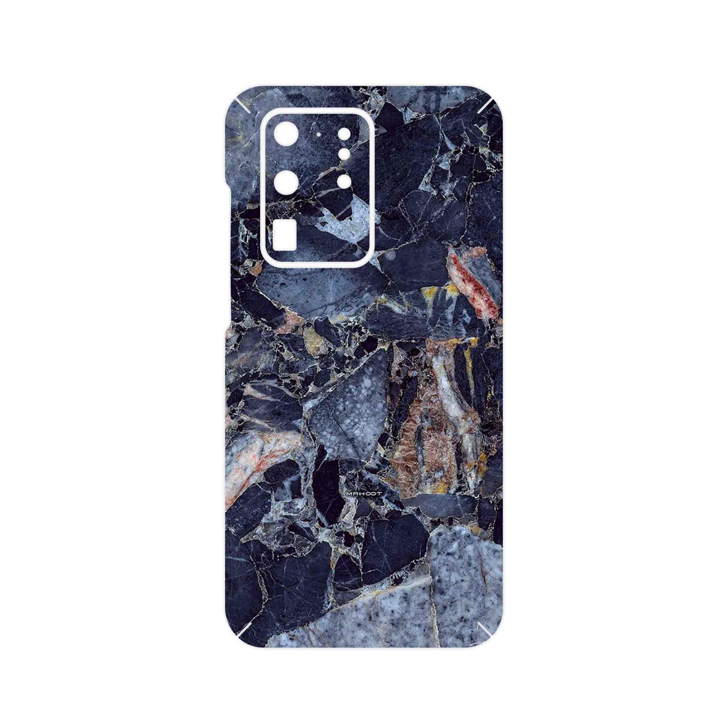 برچسب پوششی ماهوت مدل Broken black marble مناسب برای گوشی موبایل سامسونگ Galaxy S20 Ultra