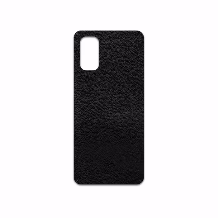 برچسب پوششی ماهوت مدل Black-Leather مناسب برای گوشی موبایل ریلمی 7 Pro