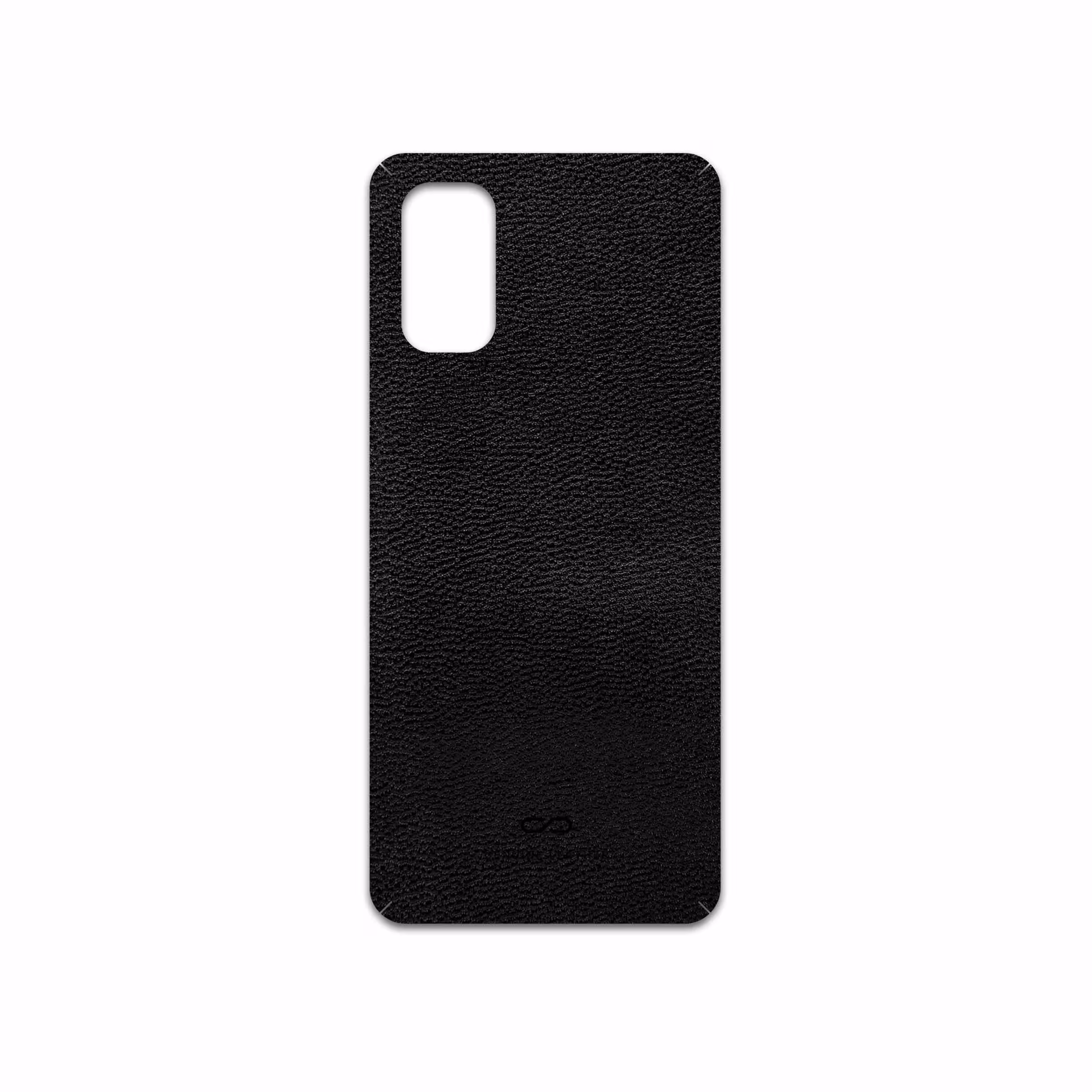 برچسب پوششی ماهوت مدل Black-Leather مناسب برای گوشی موبایل ریلمی 7 Pro