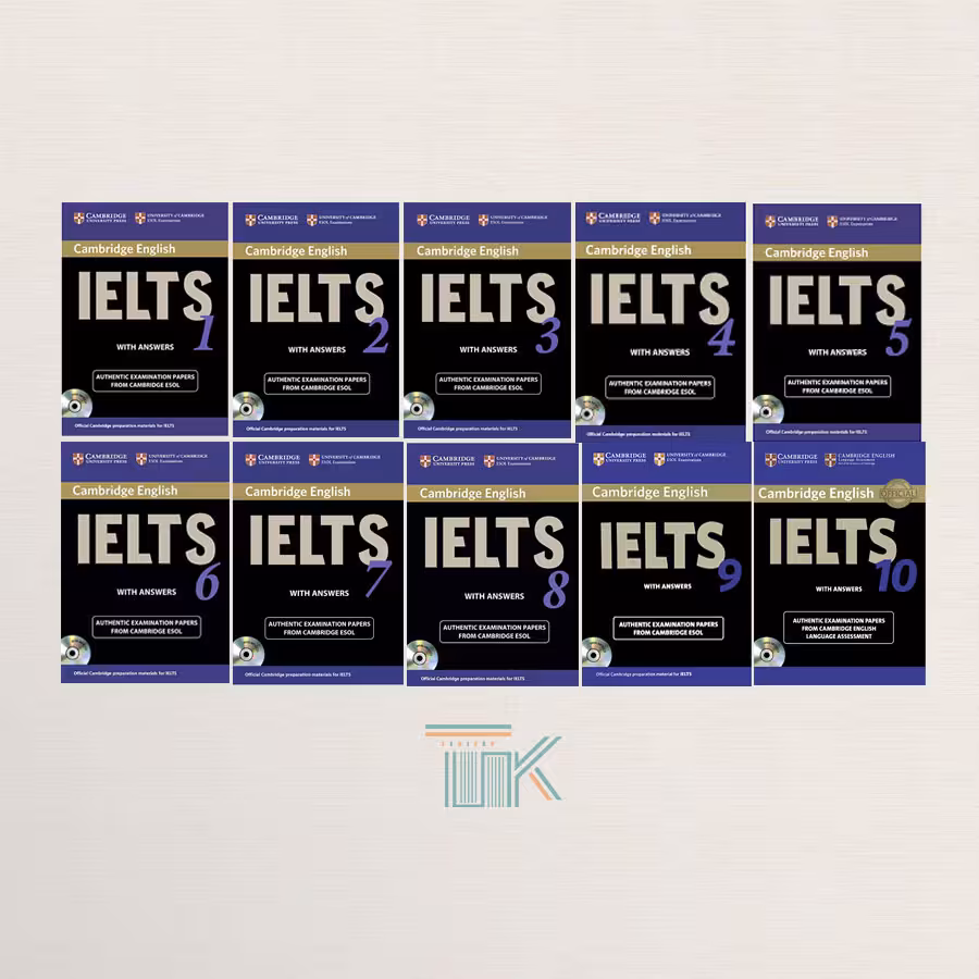 مجموعه کتاب های کمبریج آیلتس 1-10 | 10 - Cambridge English IELTS 1 | خرید کتاب زبان | خرید لوازم التحریر | چی کتاب | بالاترین تخفیف و ارسال رایگان