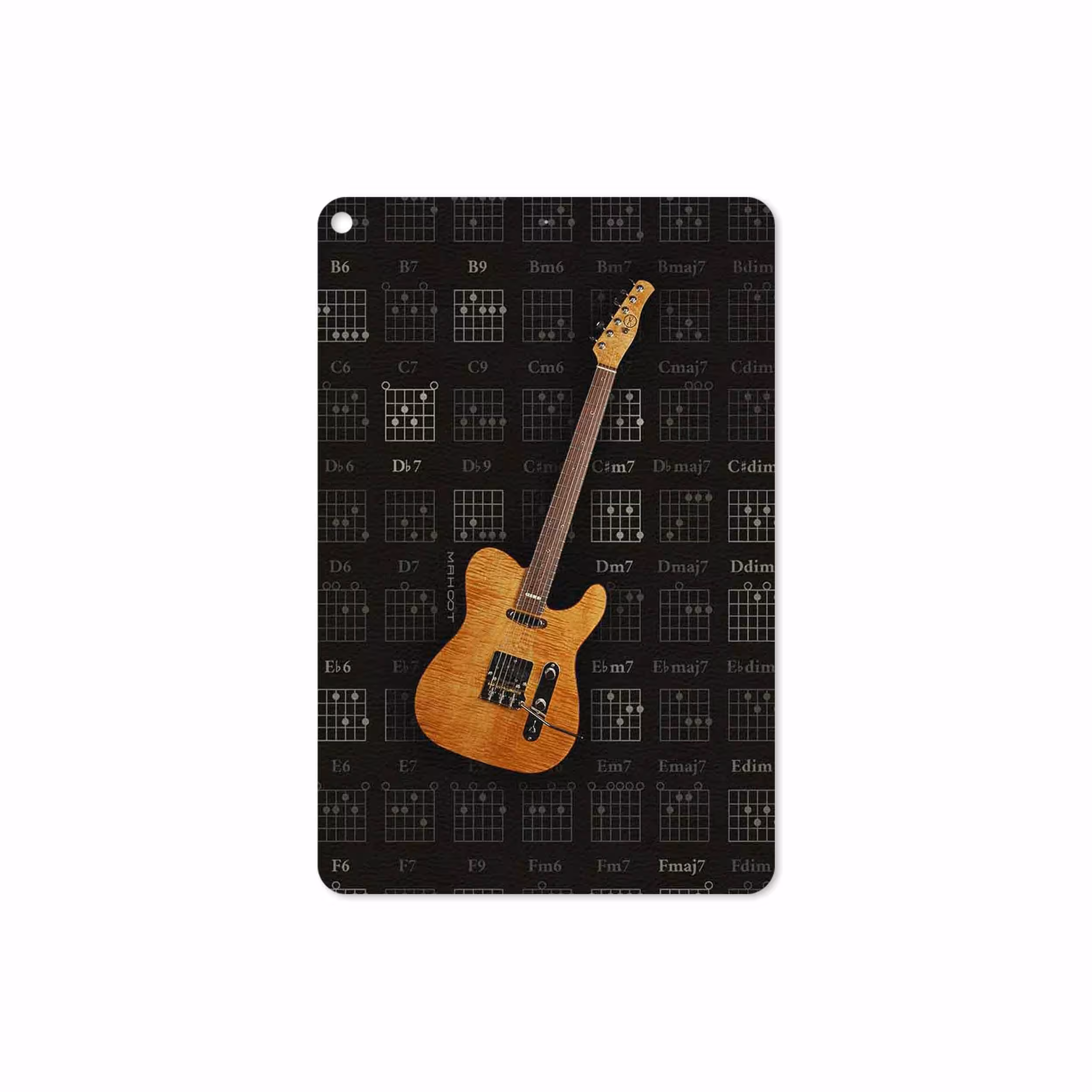 برچسب پوششی ماهوت مدل Guitar-Instrument مناسب برای تبلت اپل iPad mini (GEN 5) 2019 A2126