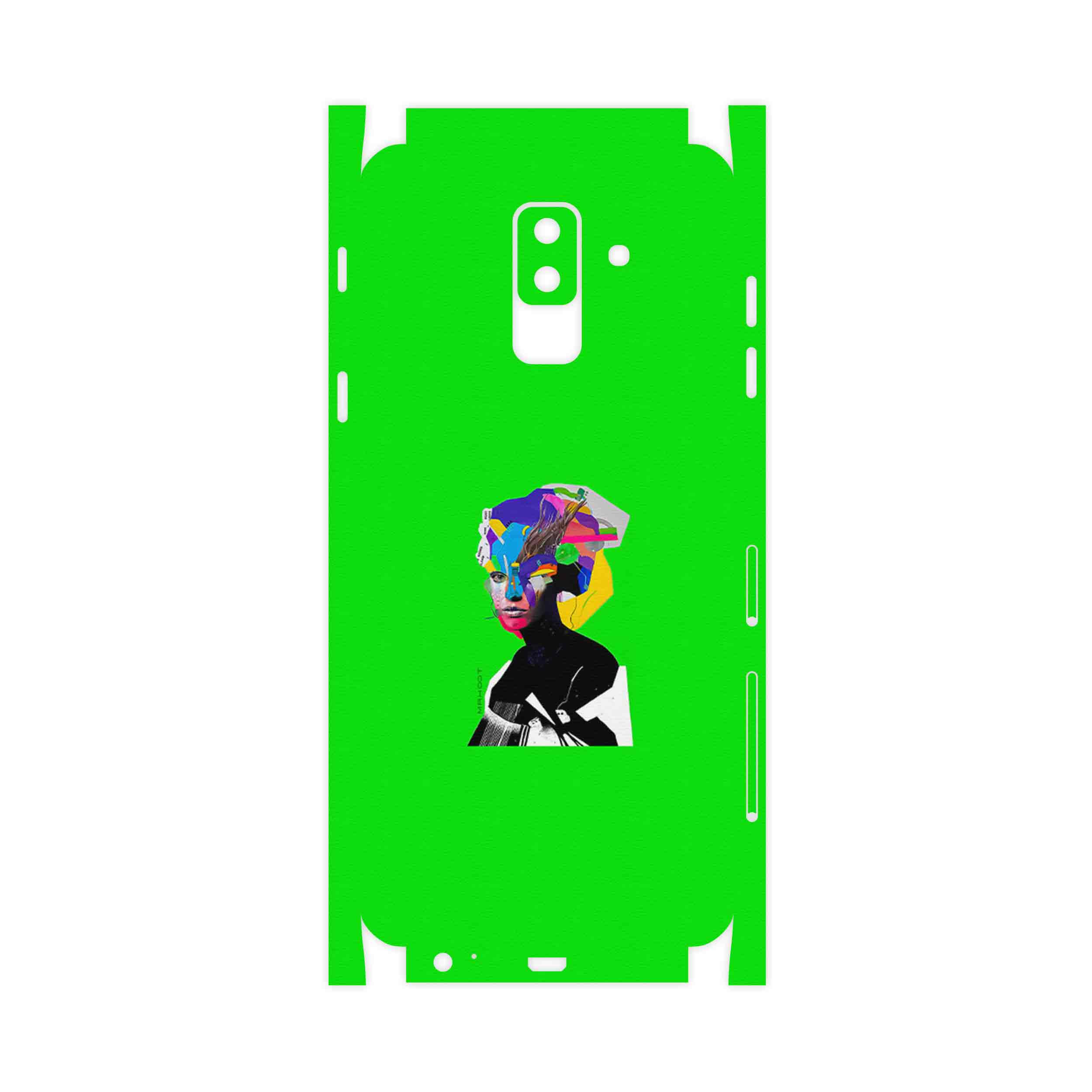 برچسب پوششی ماهوت مدل Collage of Women Portrait 3-FullSkin مناسب برای گوشی موبایل سامسونگ Galaxy A6 Plus 2018