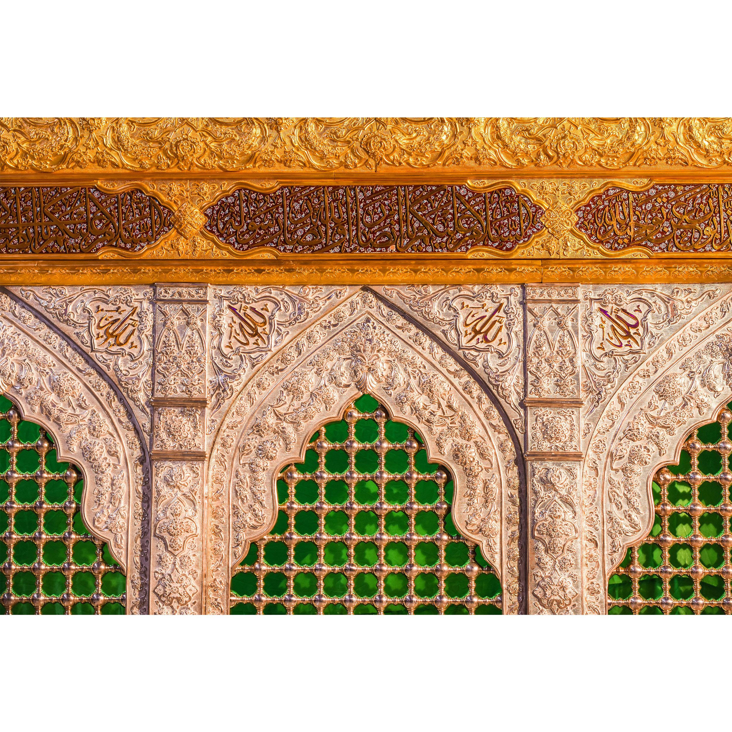 تابلو شاسی طرح ضریح حرم امام حسین مدل T2485