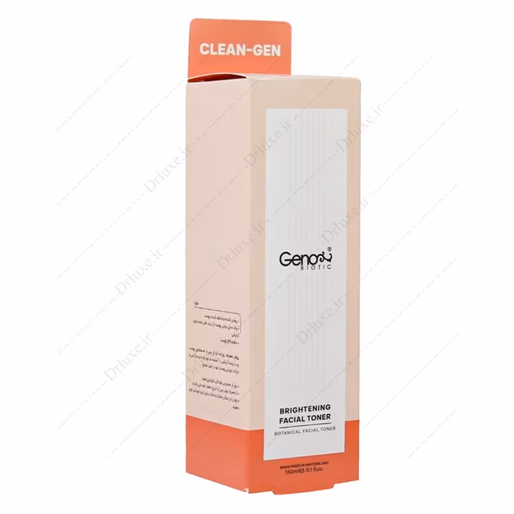تونر روشن کننده صورت ژنو بایوتیک مدل Clean-Gen