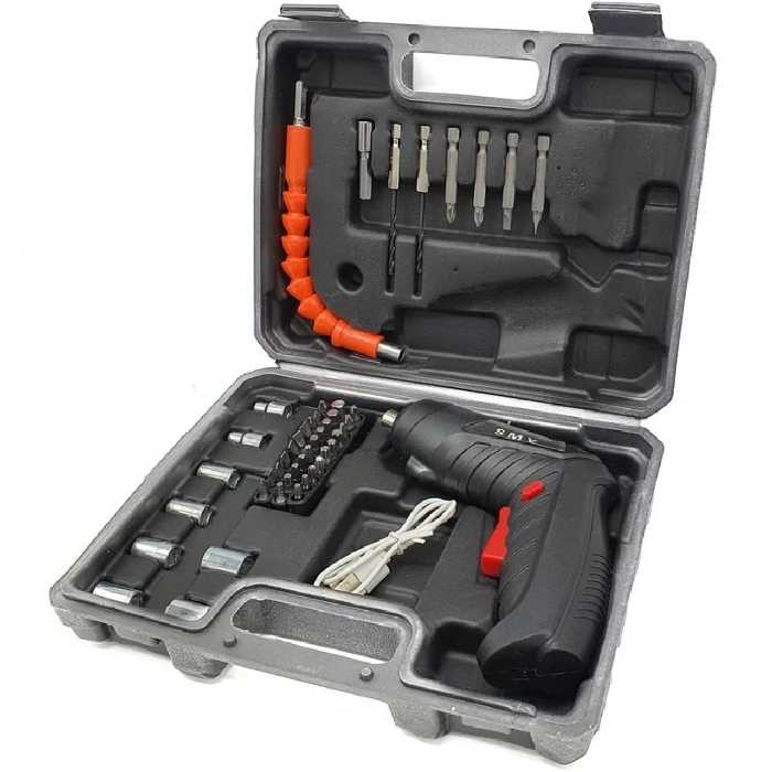 دریل و پیچ گوشتی شارژی مدل 47 PCS