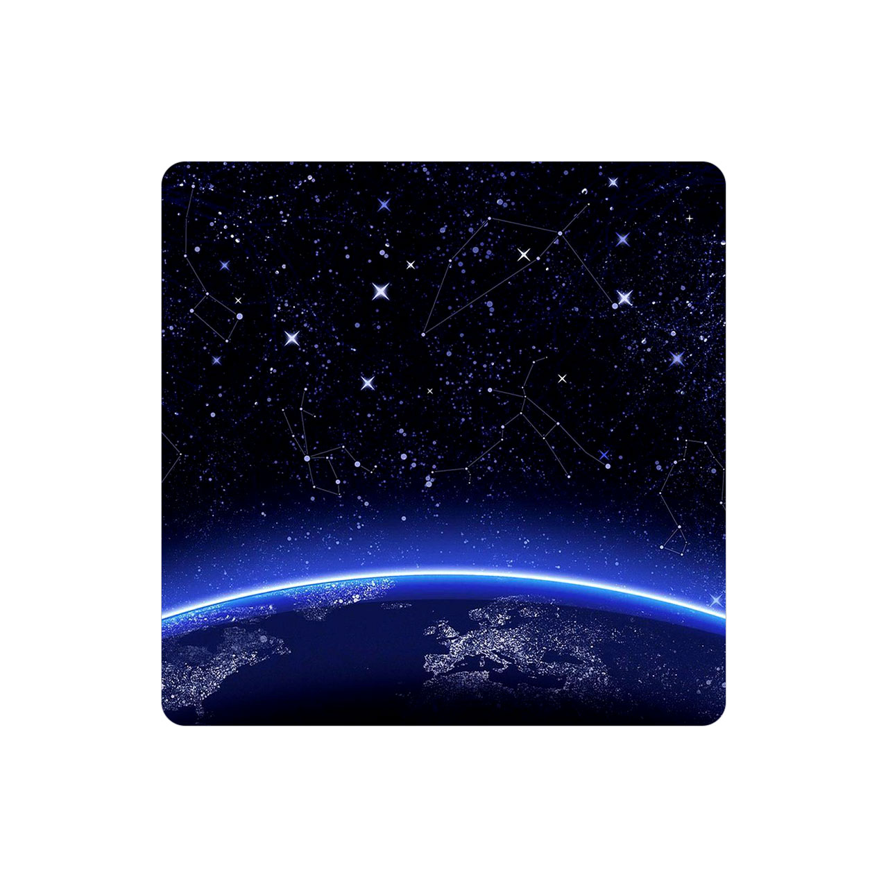 زیر لیوانی طرح گلکسی مدل MC1606