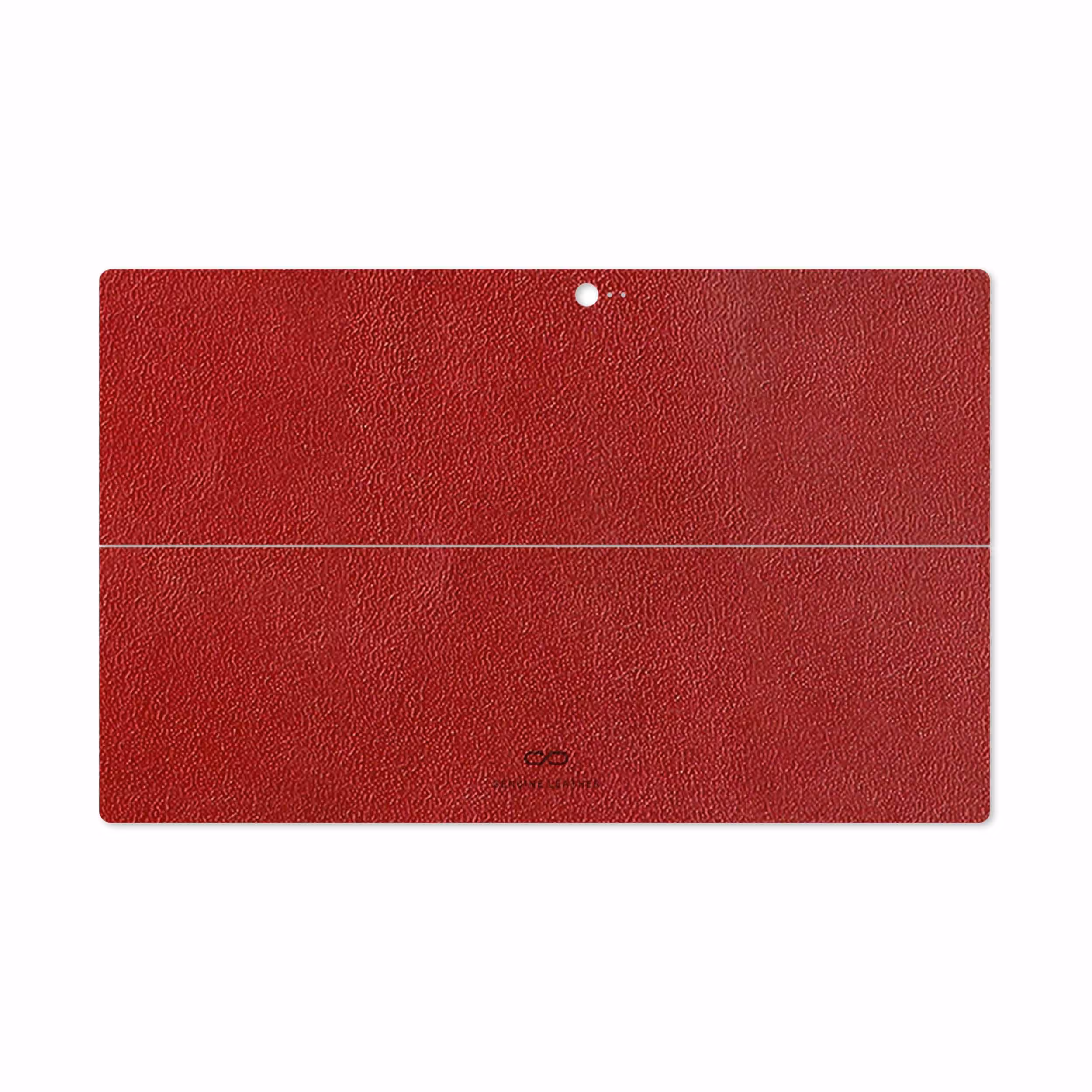 برچسب پوششی ماهوت مدل Red-Leather مناسب برای تبلت مایکروسافت Surface 2 RT 2013