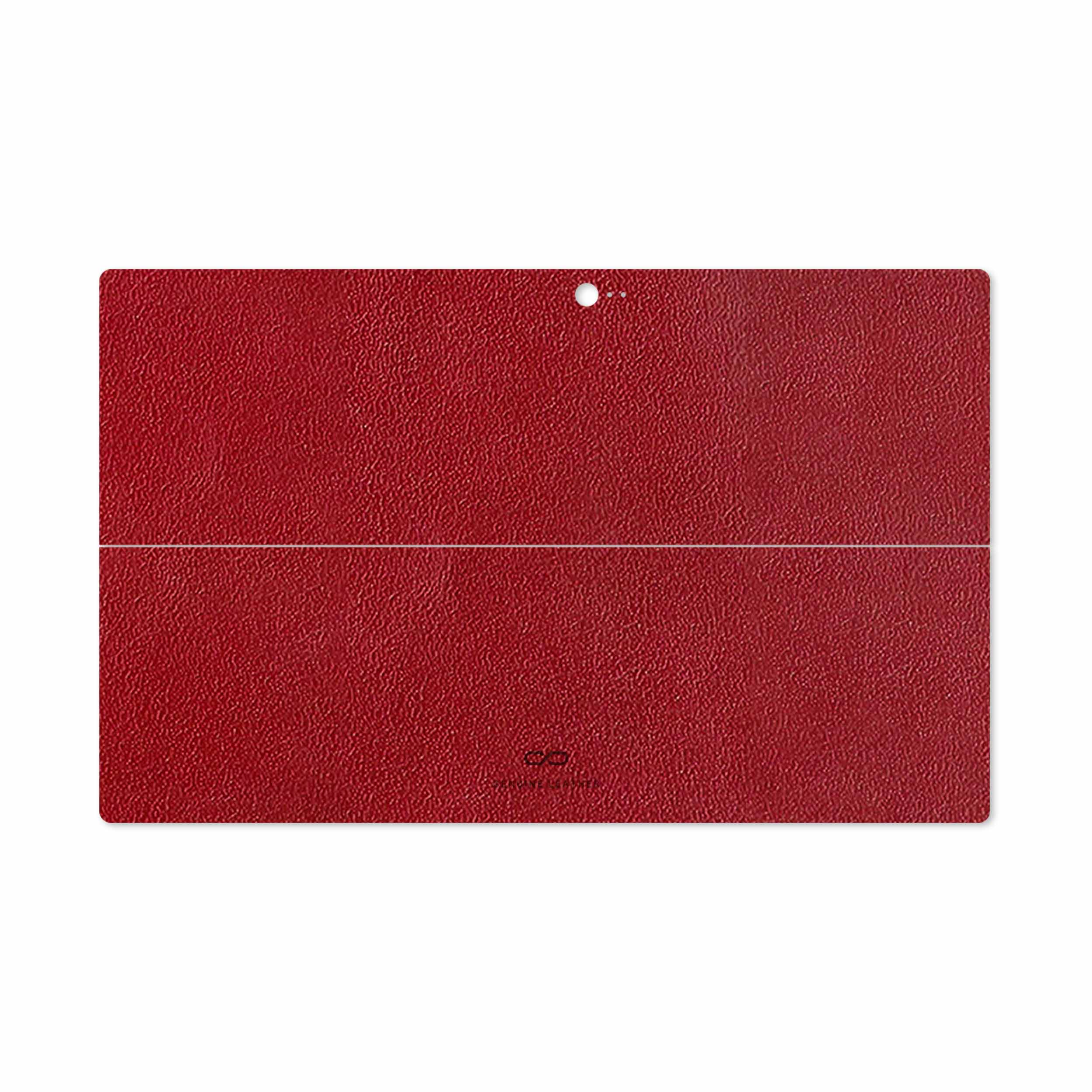 برچسب پوششی ماهوت مدل Red-Leather مناسب برای تبلت مایکروسافت Surface 2 RT 2013