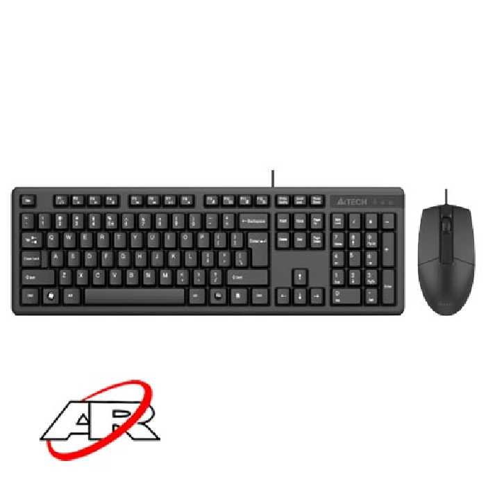 کیبورد و ماوس سیم دار ای فورتک مدل KK-3330S