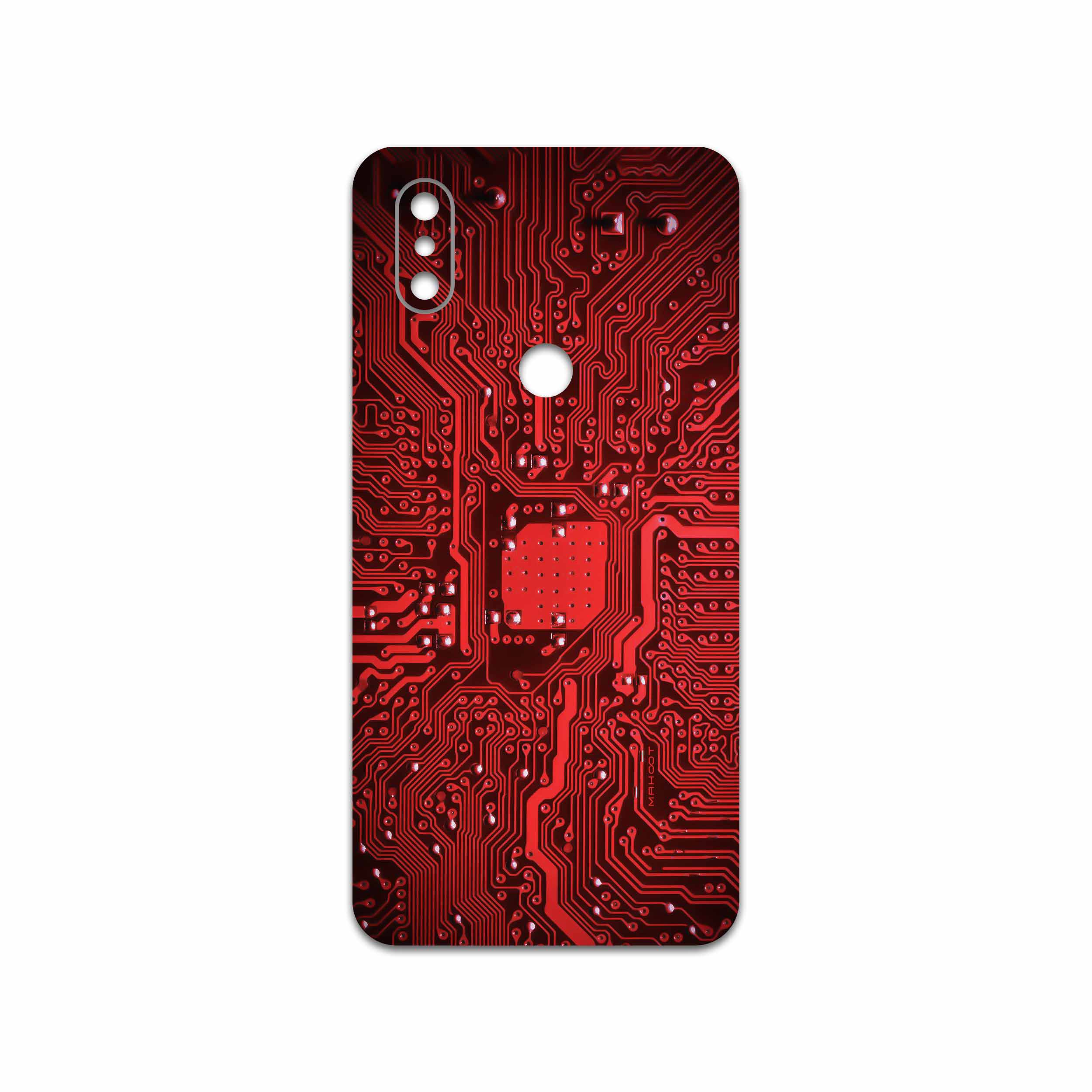 برچسب پوششی ماهوت مدل Red Printed Circuit Board مناسب برای گوشی موبایل شیائومی Mi Mix 3