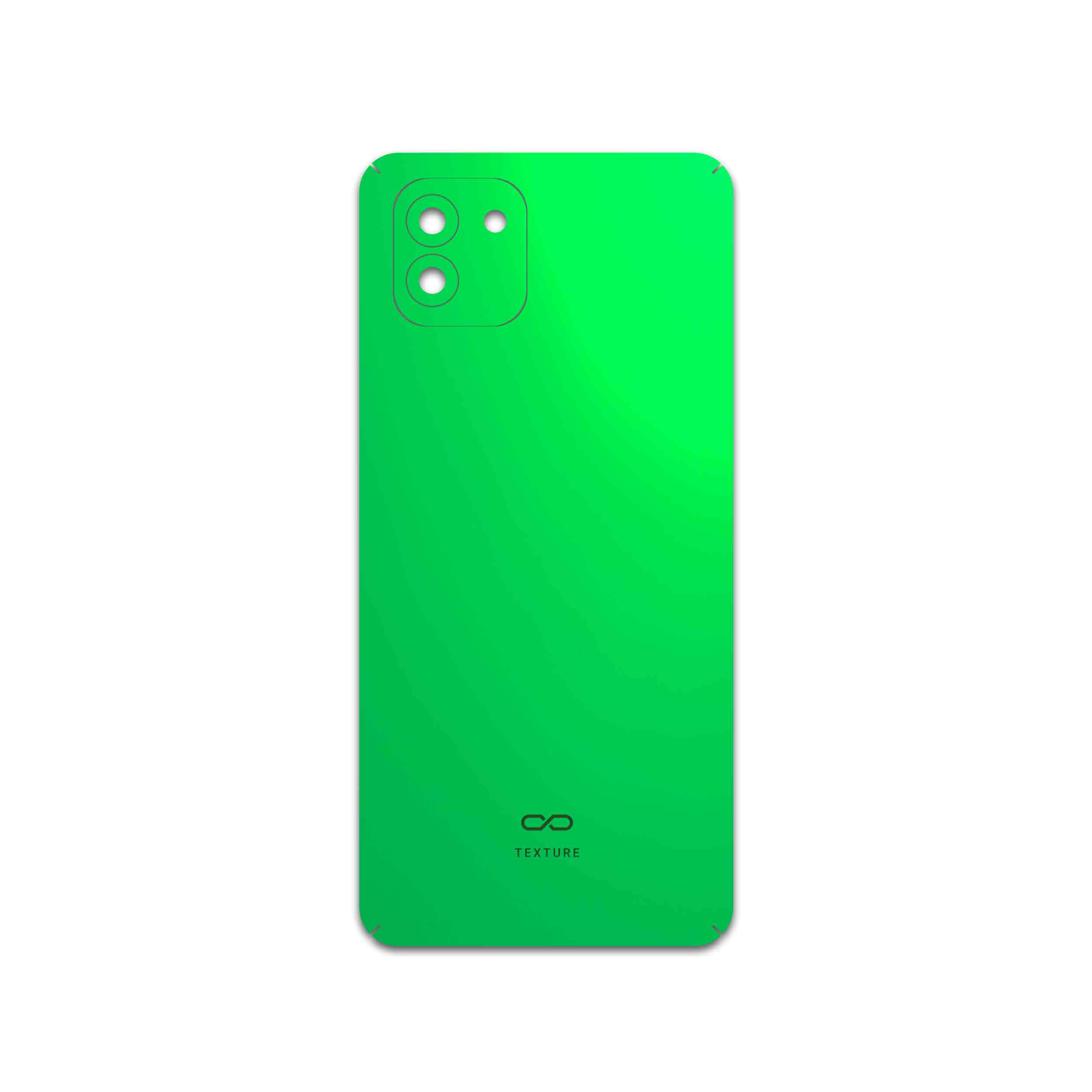 برچسب پوششی ماهوت مدل Matte-Green مناسب برای گوشی موبایل سامسونگ Galaxy A03