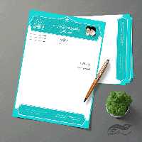 طرح سربرگ لایه باز اداری فرهنگی شش psd