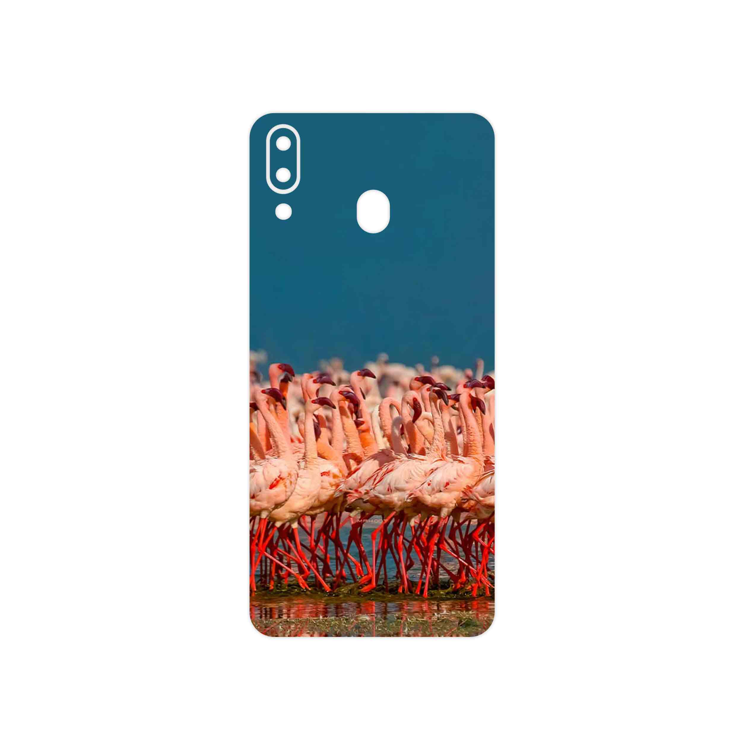 برچسب پوششی ماهوت مدل Flamingo مناسب برای گوشی موبایل سامسونگ Galaxy M20