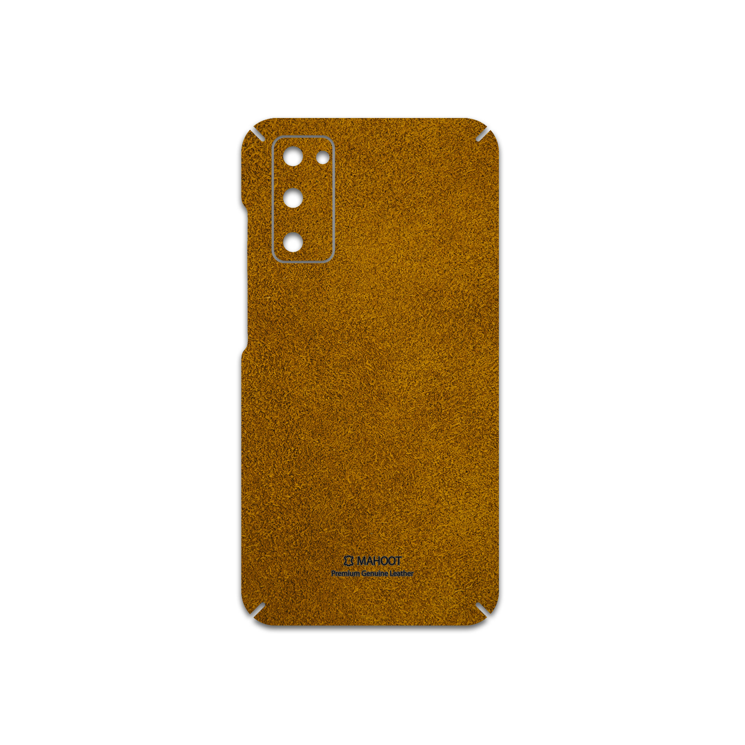 برچسب پوششی ماهوت مدل Brown-Chamois-Leather مناسب برای گوشی موبایل سامسونگ Galaxy S20 FE