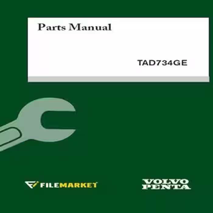 راهنمای قطعات موتور ولوو پنتا مدل TAD734GE