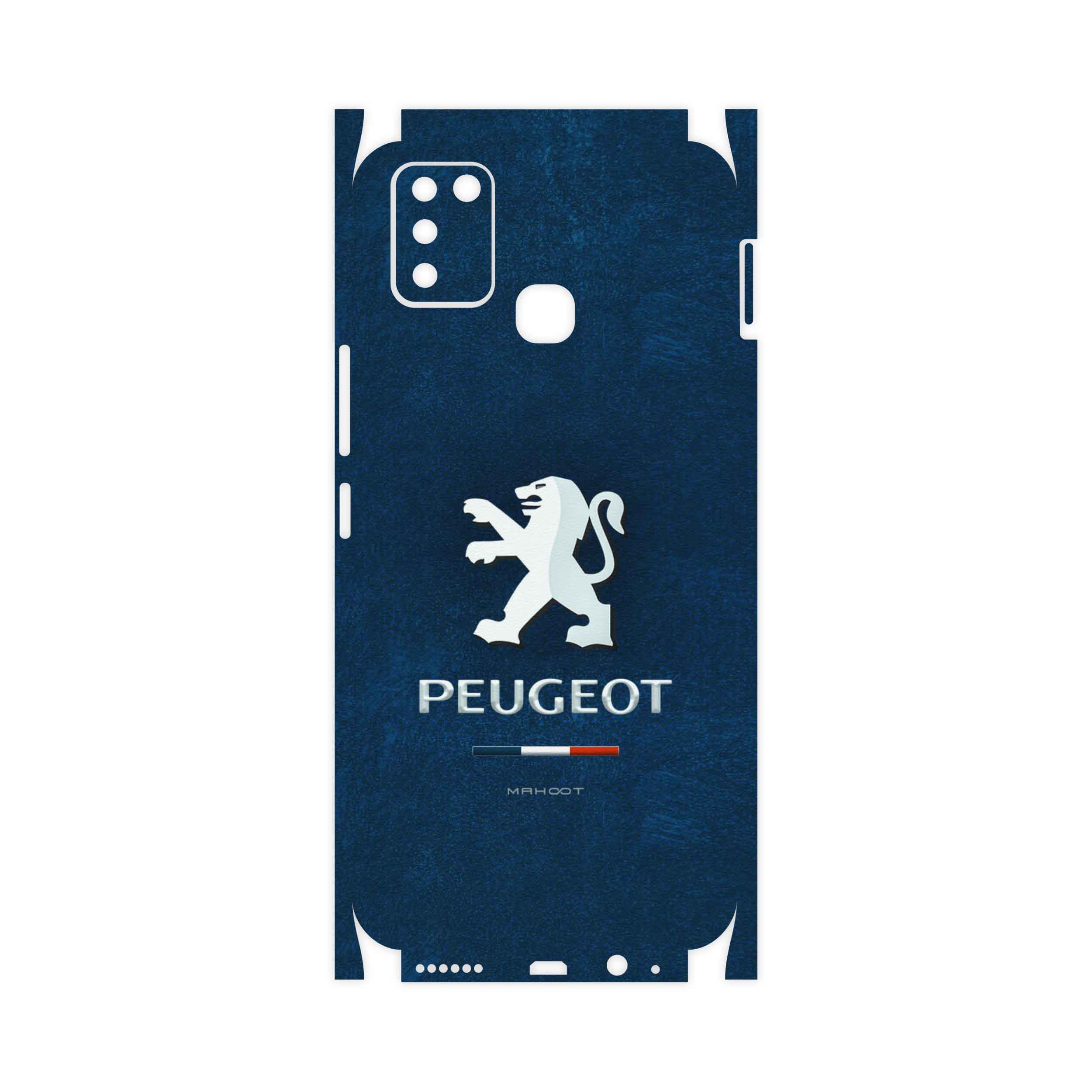 برچسب پوششی ماهوت مدل Peugeot-Logo-FullSkin مناسب برای گوشی موبایل اینفینیکس Smart 6 X657B