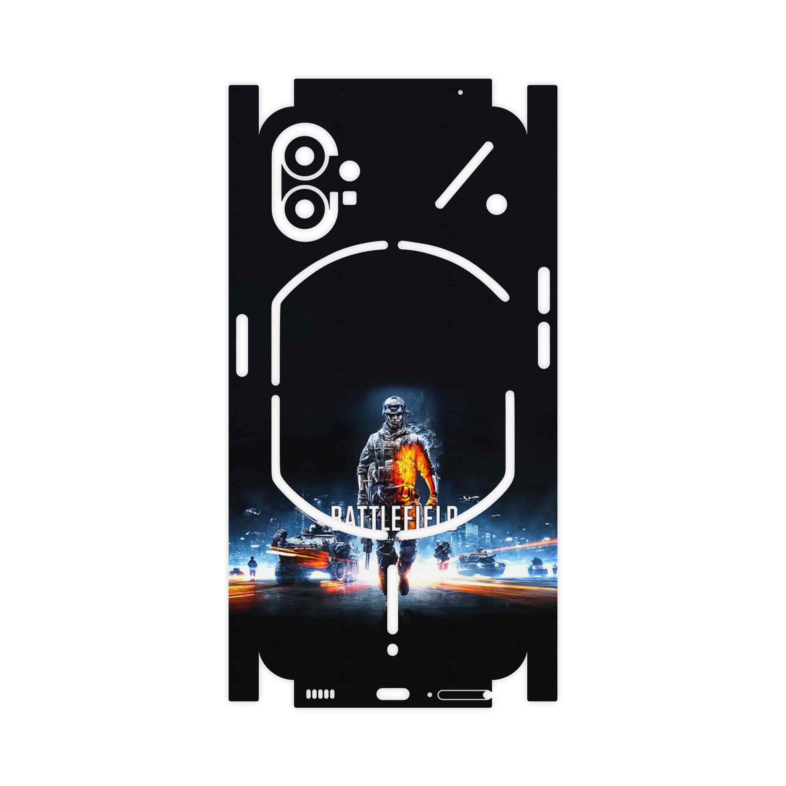 برچسب پوششی ماهوت مدل Battlefield Game Series-FullSkin مناسب برای گوشی موبایل ناتینگ Phone 1