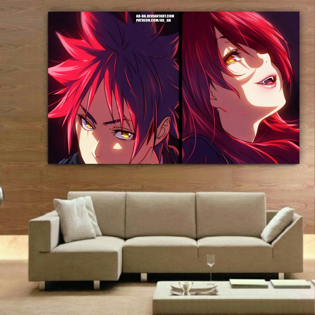  تابلو بوم طرح انیمه کد BH524