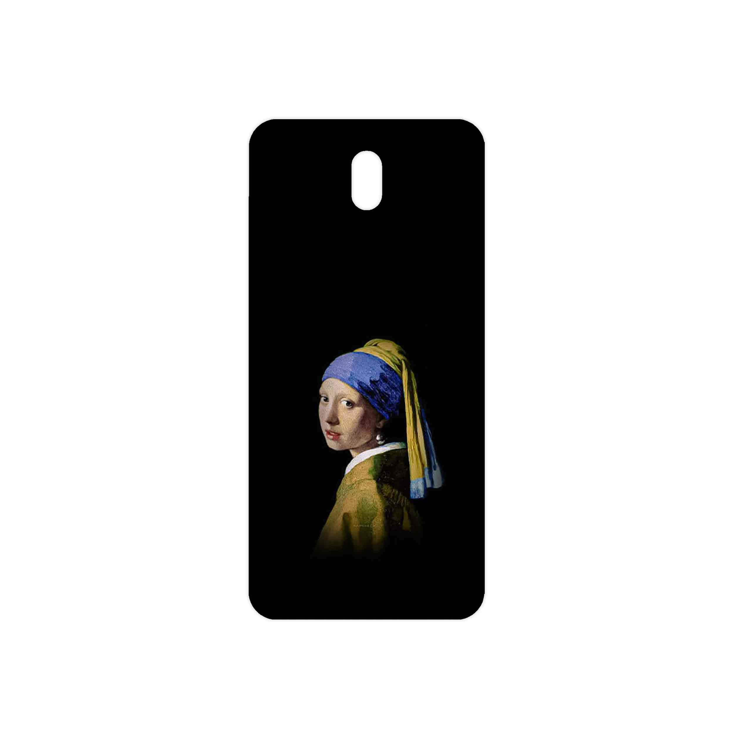 برچسب پوششی ماهوت مدل Girl with a Pearl Earring of Vermeer مناسب برای گوشی موبایل نوکیا 3.2 TA-1156