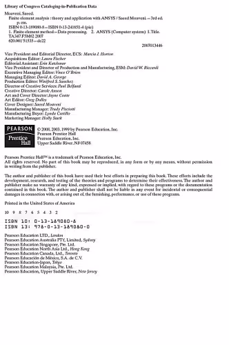 خرید و دانلود نسخه کامل کتاب Finite element analysis: theory and application with ANSYS