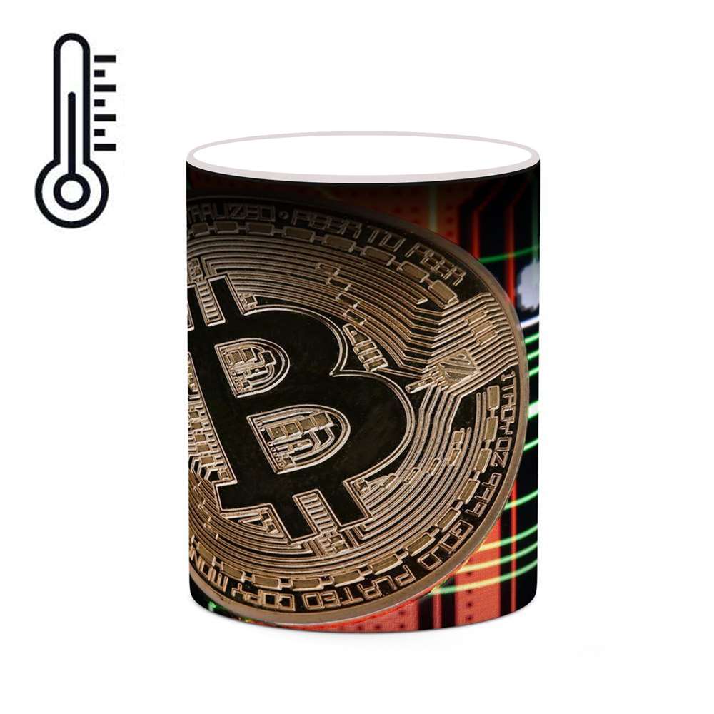 ماگ حرارتی کاکتی طرح کریپتو کارنسی و ارزهای دیجیتال مدل mgh23889