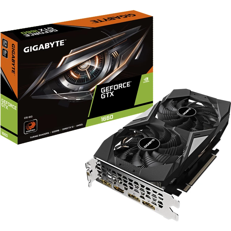 کارت گرافیک گیگابایت مدل GeForce GTX 1660 D5 6G - فروشگاه اینترنتی سیب سبز