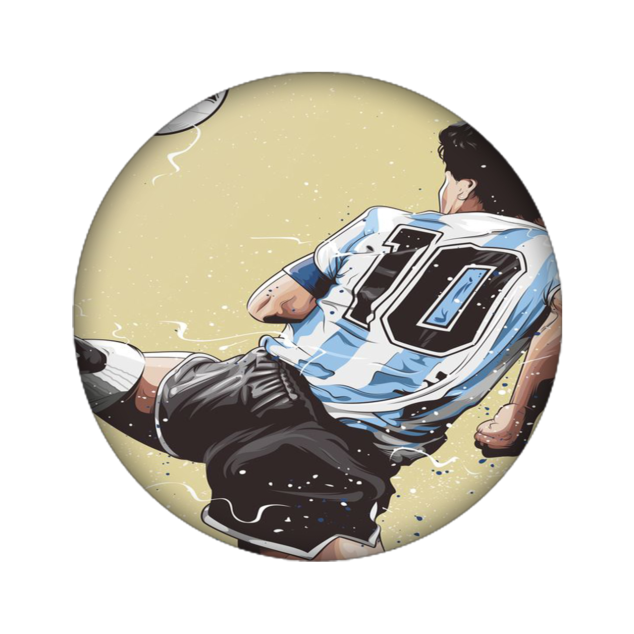 زیر لیوانی مدل مارادونا کد 1264