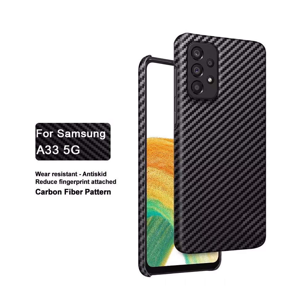 گارد فیبر کربنی سامسونگ Galaxy A33 Berlia Skin Fiber Carbon Case