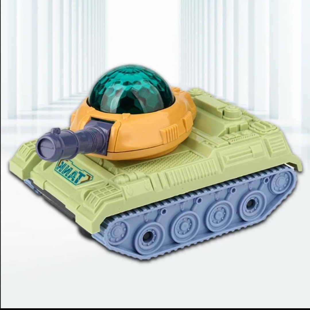 تانک اسباب بازی موزیکال چراغدار حرکتی  باتری خور  