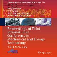 خرید و دانلود نسخه کامل کتاب Proceedings of Third International Conference in Mechanical and Energy Technology : ICMET 2023, India