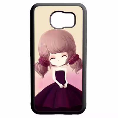 کاور طرح دخترانه کد 110183 مناسب برای گوشی موبایل سامسونگ galaxy s6 edge