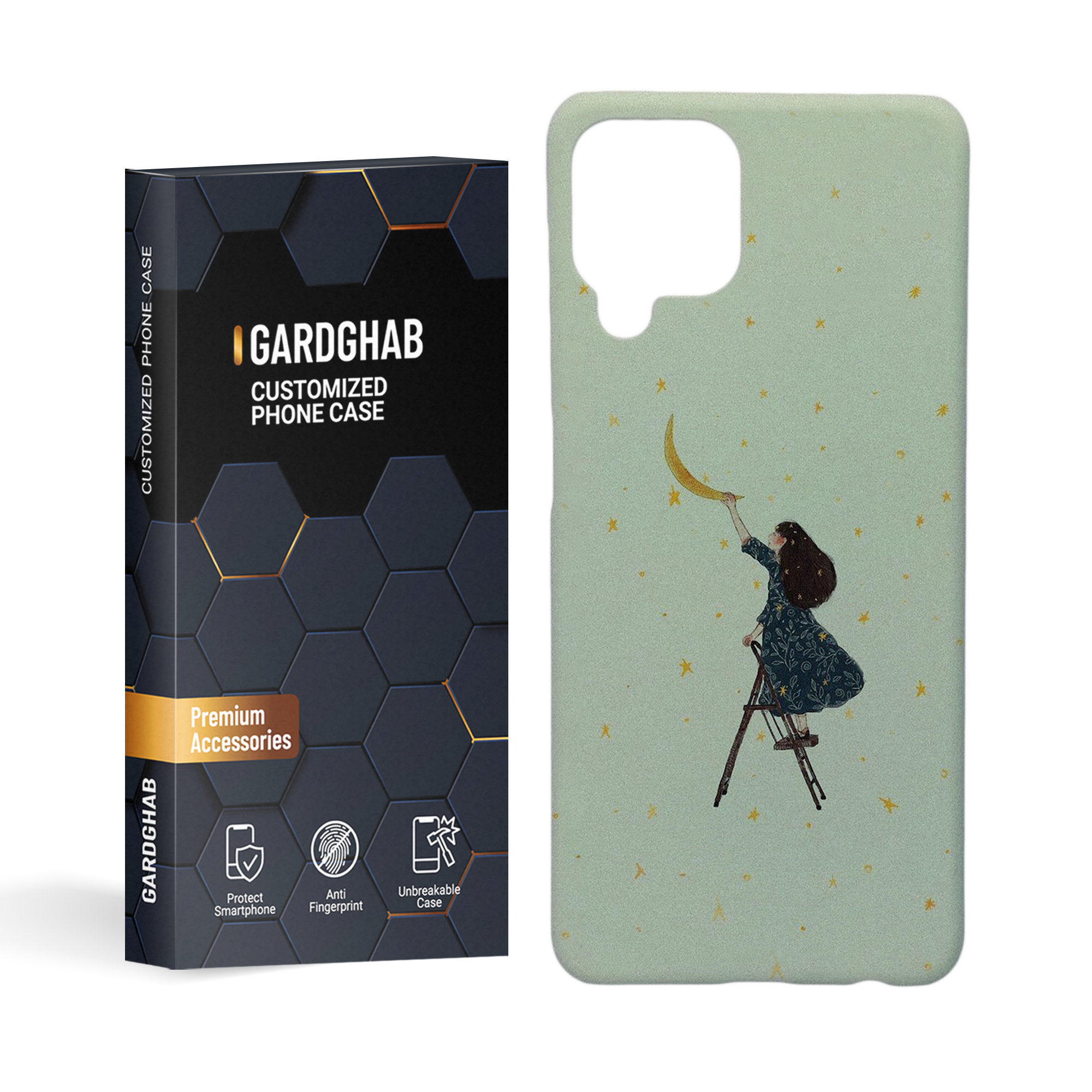      کاور گارد قاب مدل دخترانه مناسب برای گوشی موبایل سامسونگ galaxy a22 4g