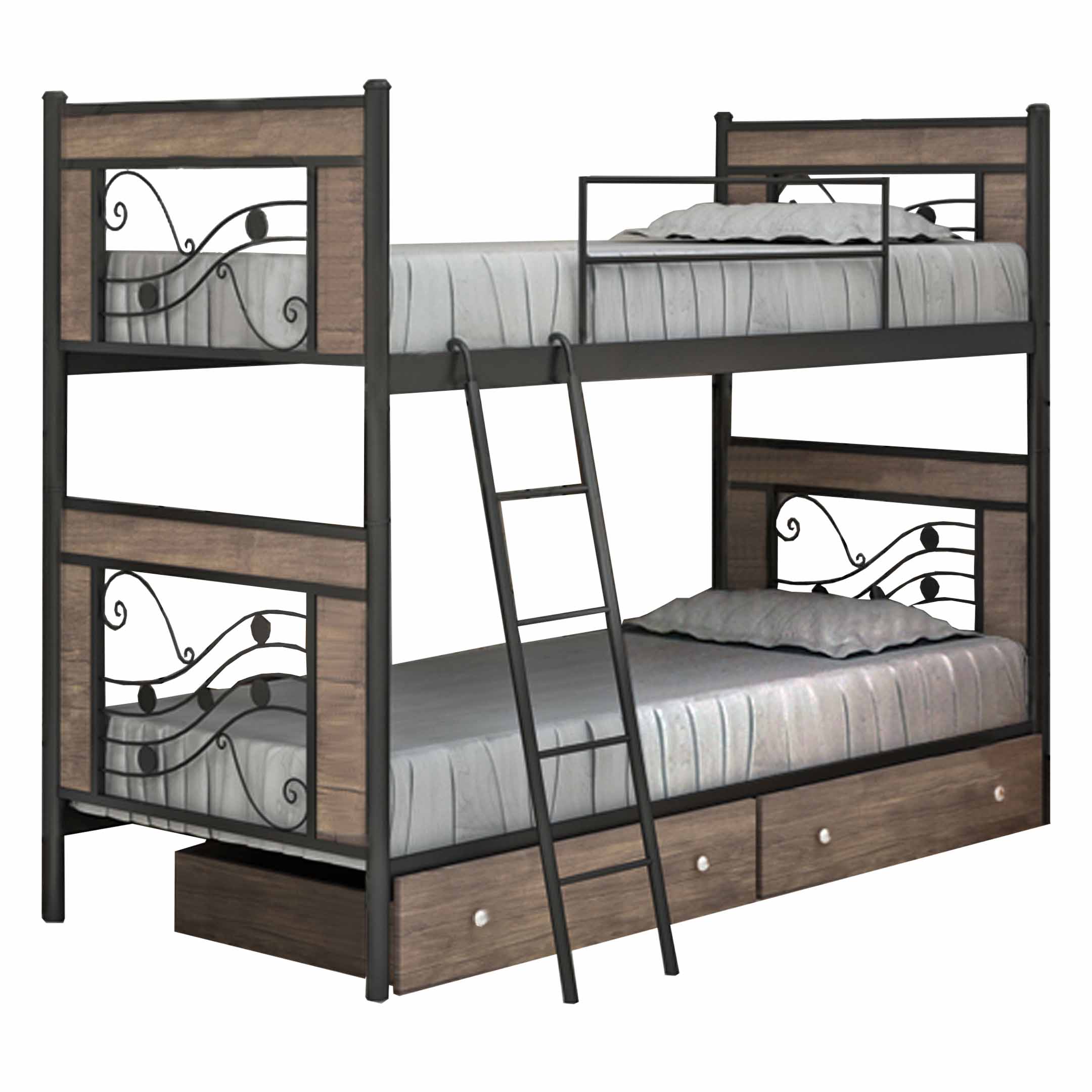 تخت خواب دو طبقه کد SH04 سایز 90x200 سانتیمتر