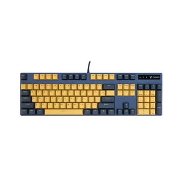 صفحه کلید گیمینگ باسیم رپو مدل V500PRO Yellow • سوئیچ آبی