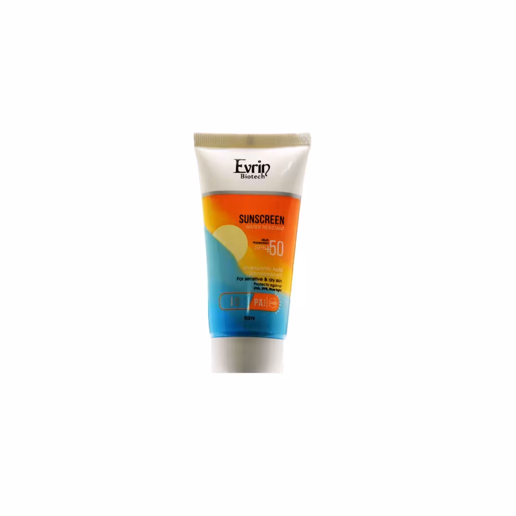 کرم ضدآفتاب پوست‌ خشک و حساس اورین (SPF50)