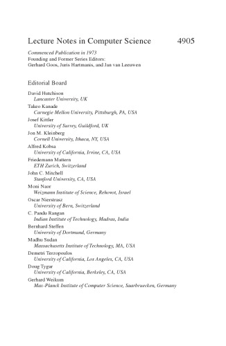 خرید و دانلود نسخه کامل کتاب Verification, Model Checking, and Abstract Interpretation: 9th International Conference, VMCAI 2008, San Francisco, USA, January 7-9, 2008. Proceedings