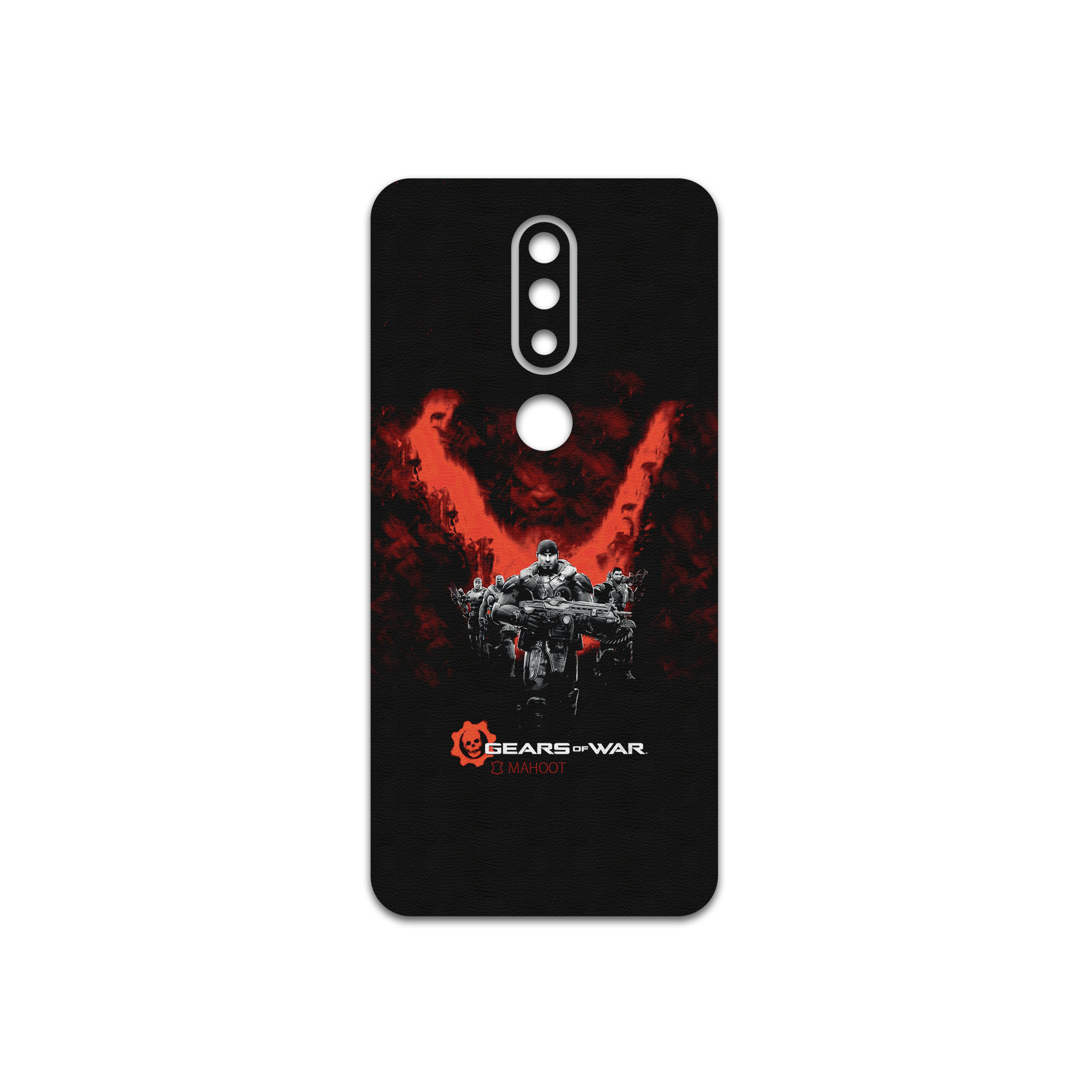 برچسب پوششی ماهوت مدل GEARS-OF-WAR-Game مناسب برای گوشی موبایل نوکیا 6.1 Plus