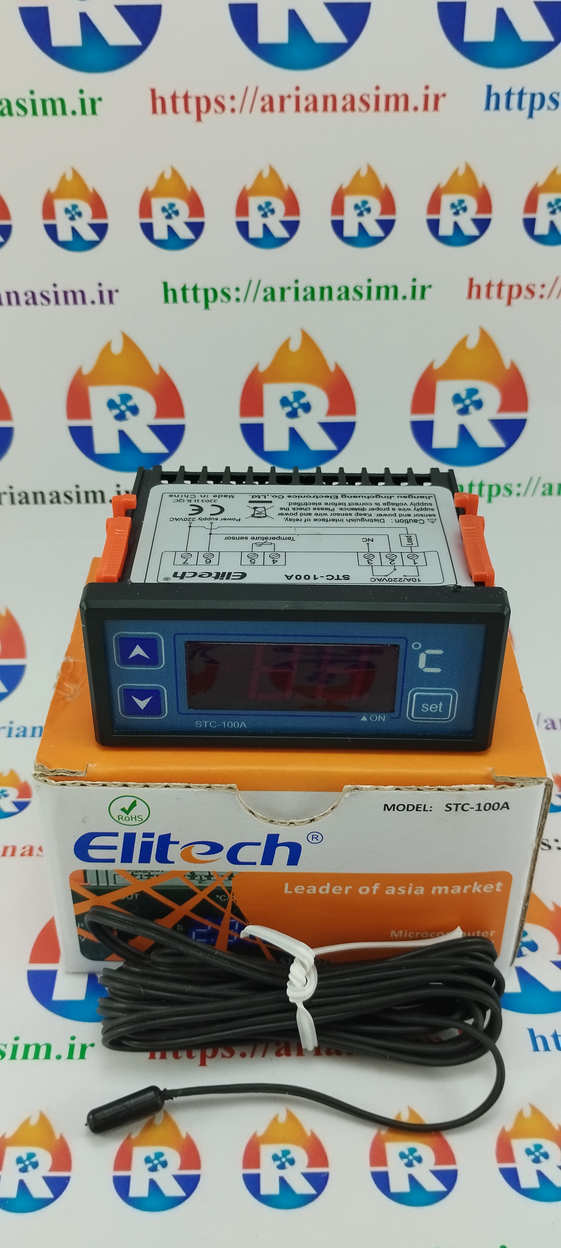 ترموستات دیجیتال یخچال فریزر صنعتی برند Elitech مدل STC-100A | آریا سیتی