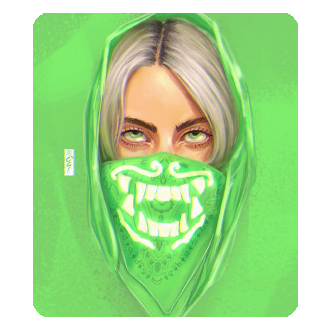 ماوس پد طرح بیلی آیلیش کد 011