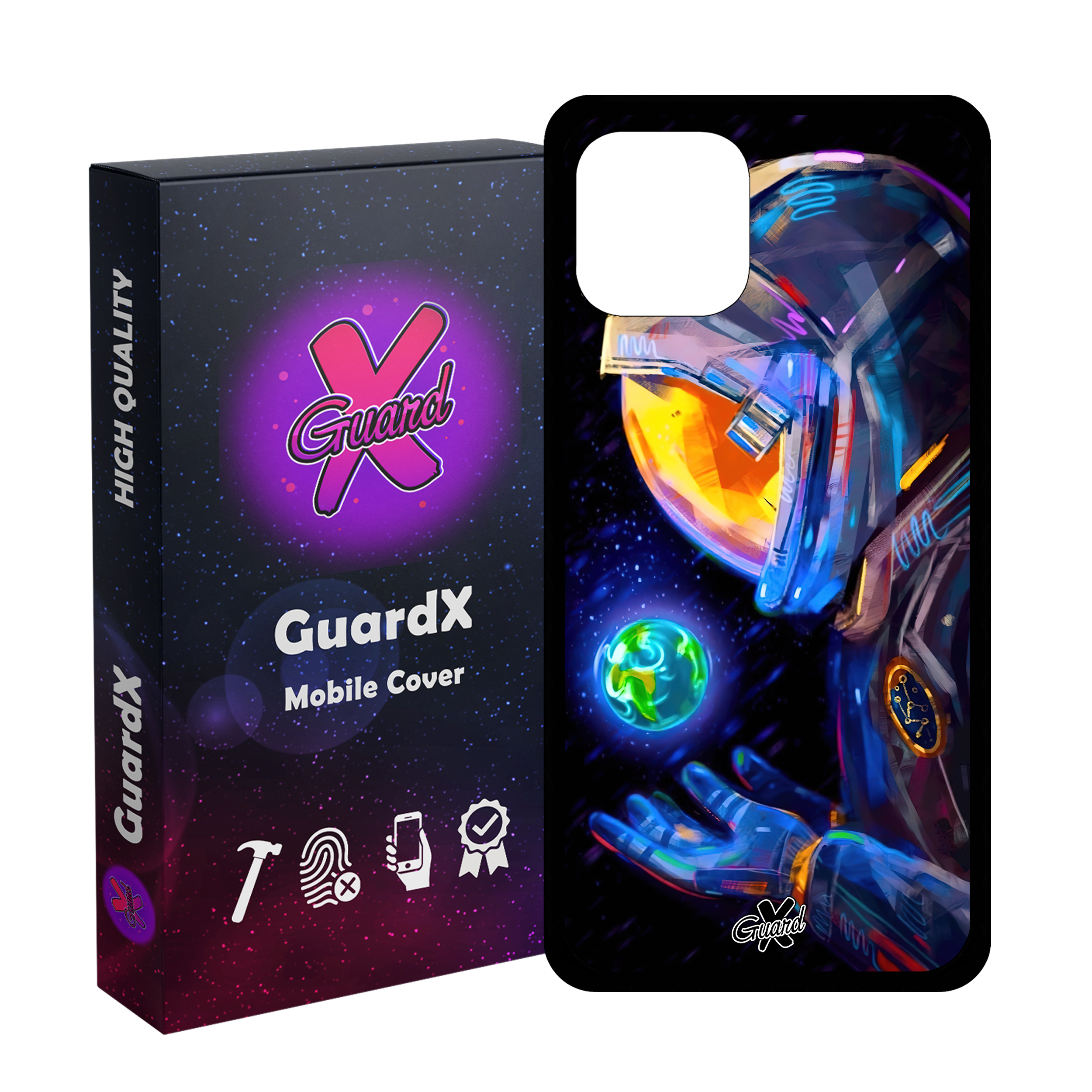 کاور گارد ایکس طرح فضانورد مدل Glass10496 مناسب برای گوشی موبایل اپل iPhone 11 Pro