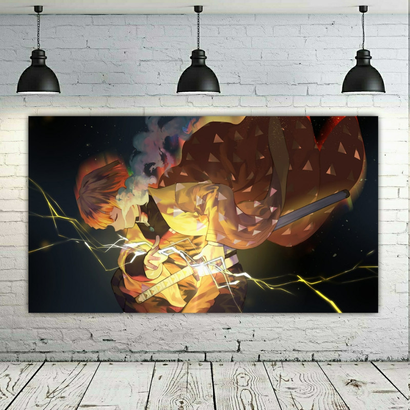 تابلو شاسی طرح انیمه شکارچی اهریمن مدل SDT4730 | دنیای قاب