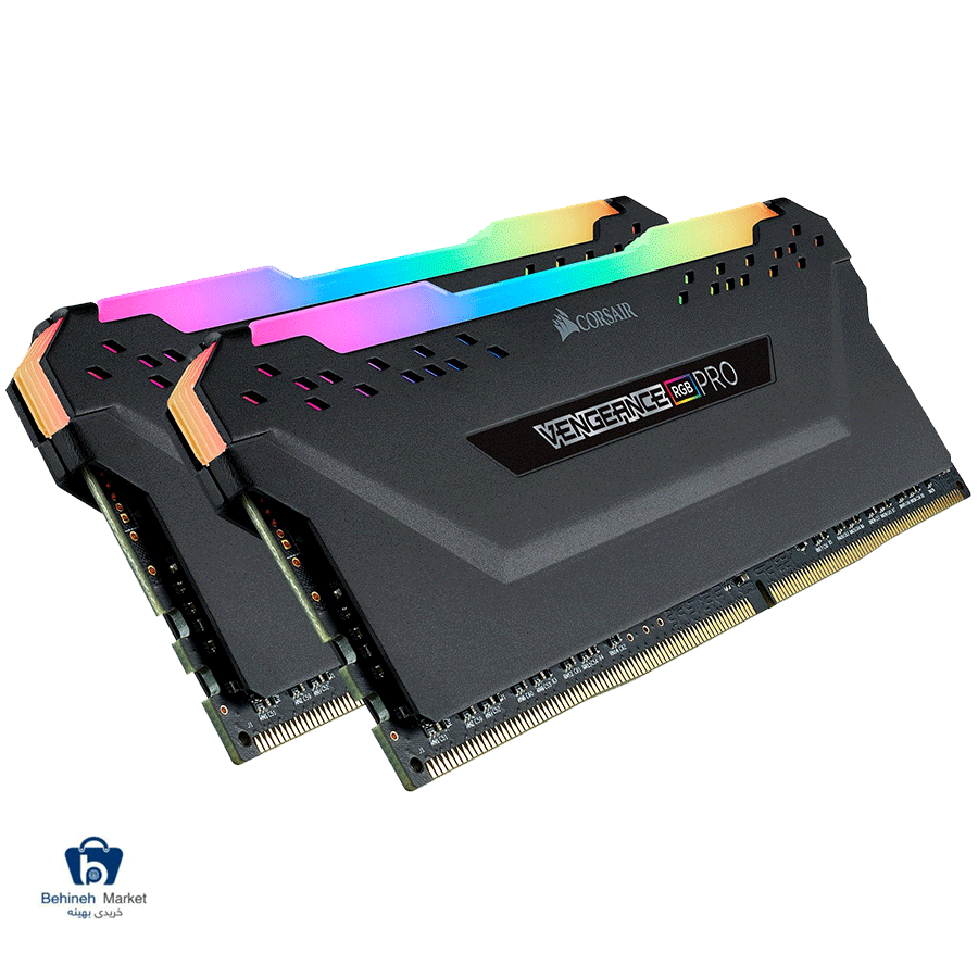 رم دسکتاپ کورسیر مدل VENGEANCE RGB PRO 32GB 3200 C16