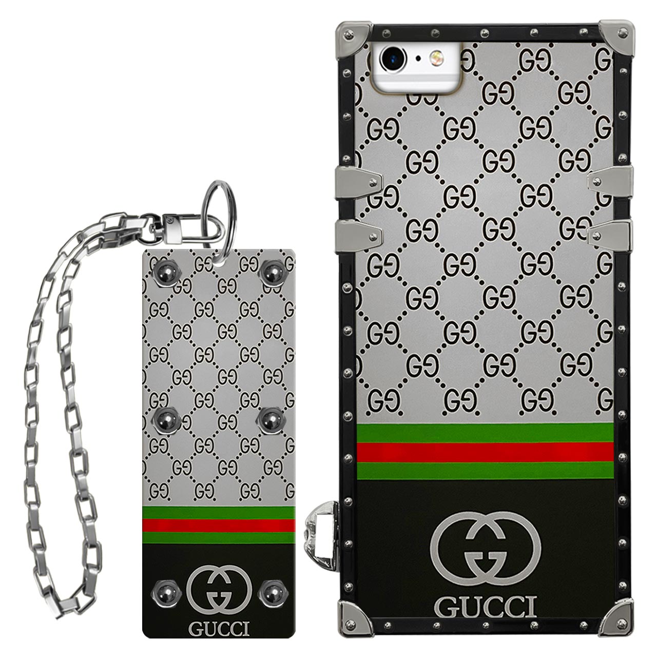 کاور مدل صندوقی کد 0011 مناسب برای گوشی موبایل اپل iPhone 6 /6s Plus به همراه آویز