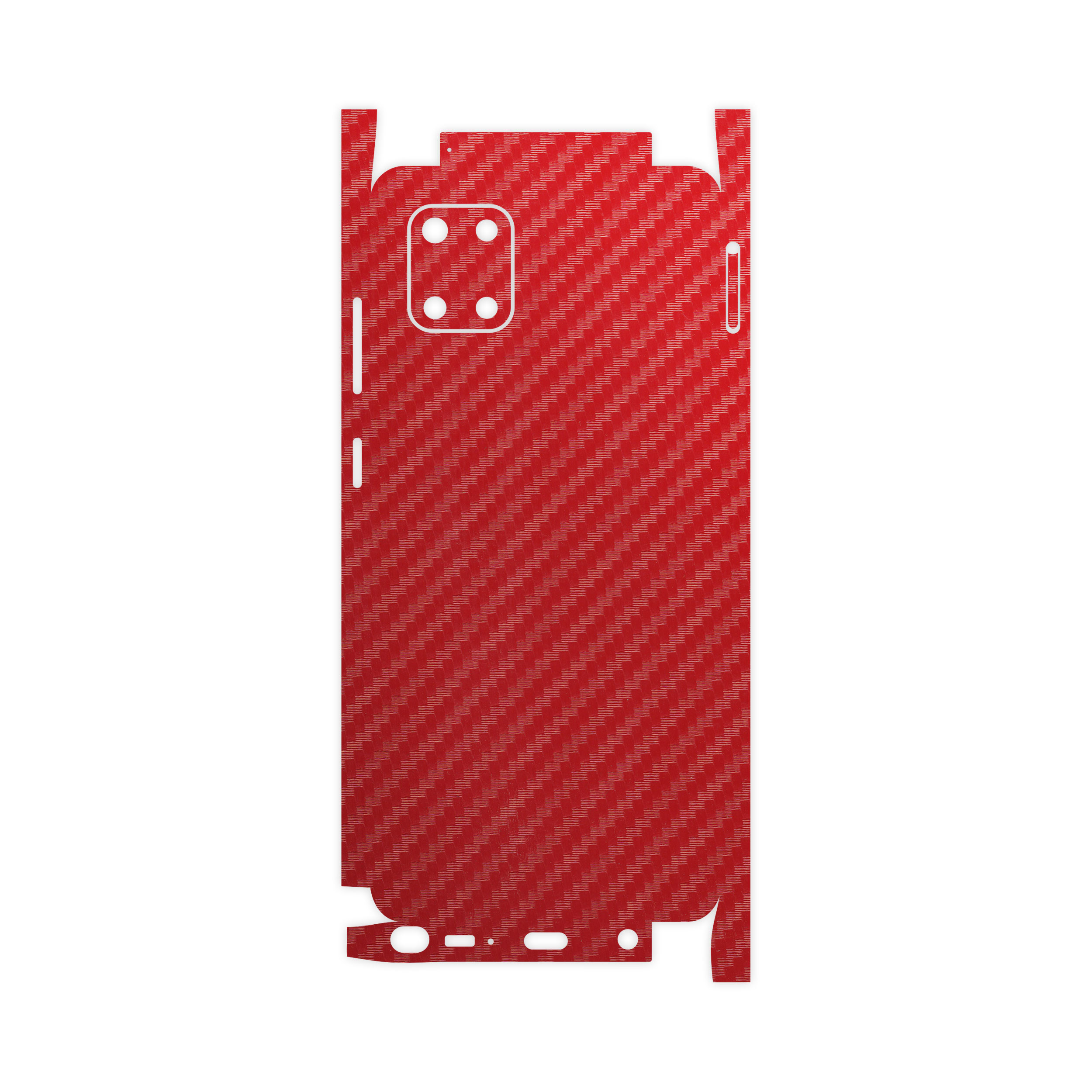 برچسب پوششی ماهوت مدل Full skin-Red-Fiber مناسب برای گوشی موبایل سامسونگ Galaxy Note10Lite