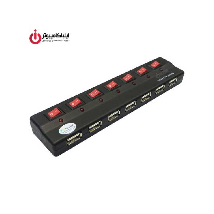 هاب USB 2.0 هفت کانال فرانت مدل FN-U2H70S
