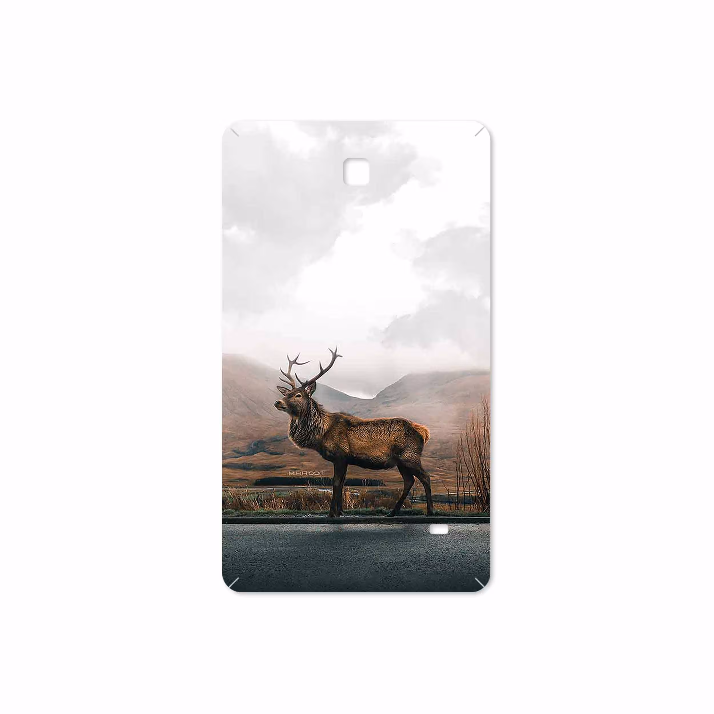 برچسب پوششی ماهوت مدل Horned Deer مناسب برای تبلت سامسونگ Galaxy Tab 4 7.0 2014 T230