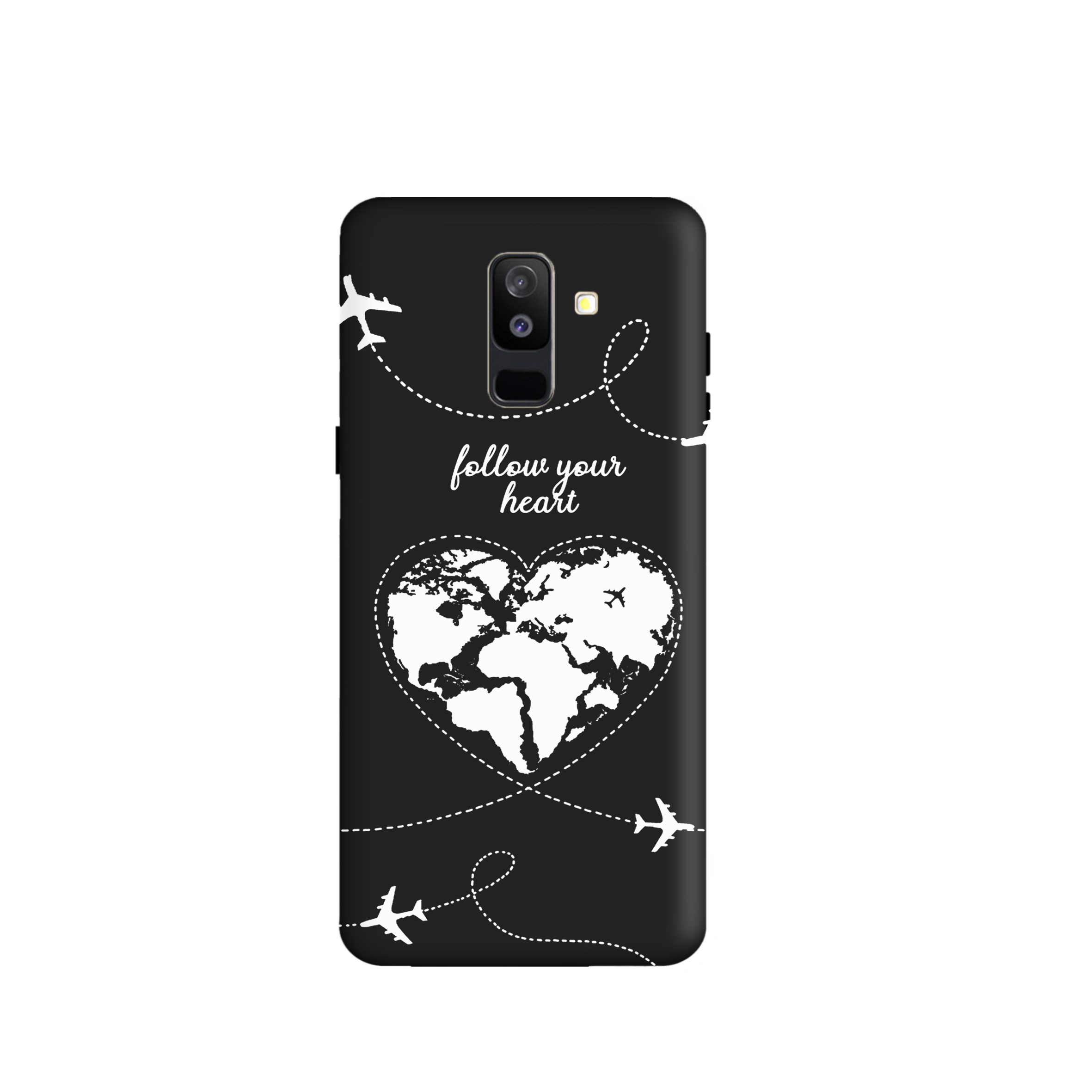 کاور طرح نقشه قلب کد y1316 مناسب برای گوشی موبایل سامسونگ  Galaxy J8 / A6 Plus
