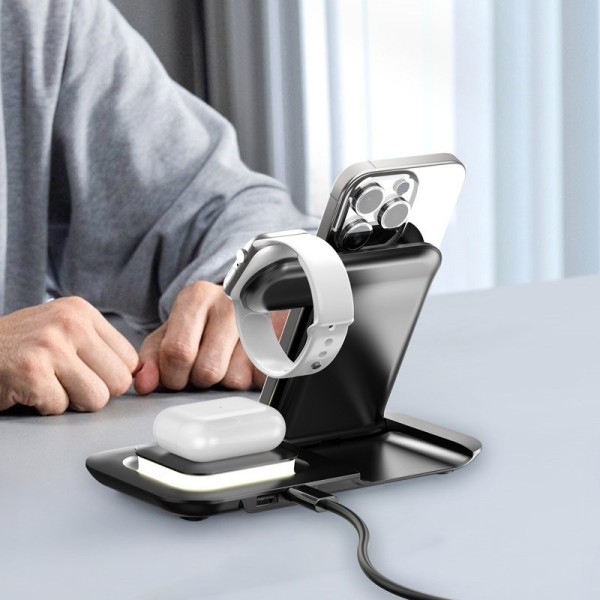 شارژر بی سیم و چراغ رومیزی Earldom ET-WC50 15W