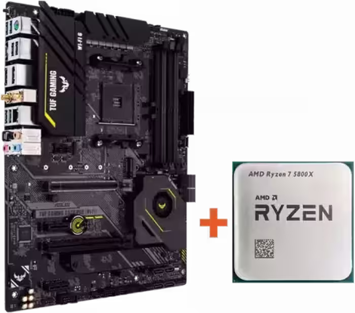 باندل مادربرد Asus TUF X570-Pro WiFi Gaming به همراه پردازنده AMD Ryzen 7 5800X